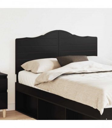 vidaXL Headboard Black Oak Engineered wood