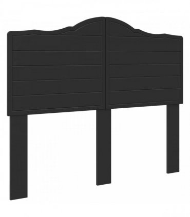 vidaXL Headboard Black Oak Engineered wood