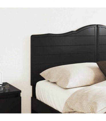 vidaXL Headboard Black Oak Engineered wood