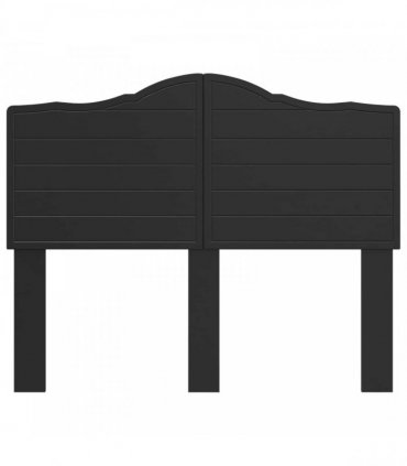 vidaXL Headboard Black Oak Engineered wood