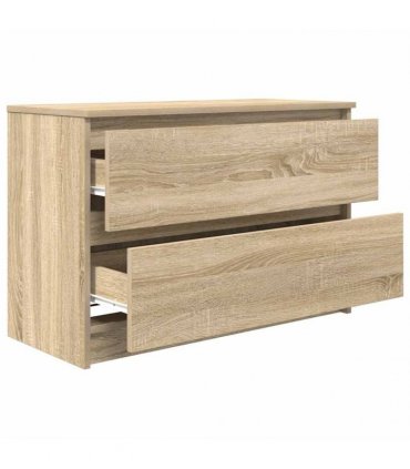 vidaXL TV Cabinet Sonoma Oak 80x35x54 cm Engineered Wood