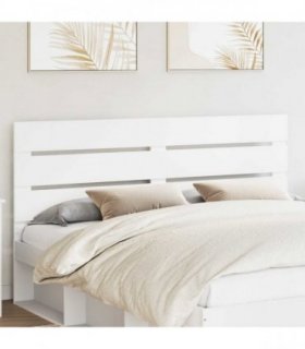 vidaXL Headboard White Engineered Wood