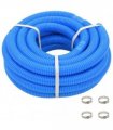 vidaXL Pool Hose with Clamps Blue 38 mm12 m