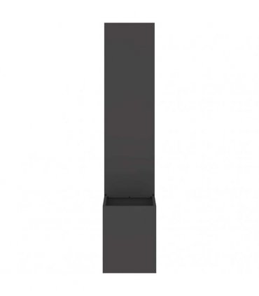 vidaXL Garden Privacy Screen Black 32 x 32 x 150 cm Cold-rolled steel
