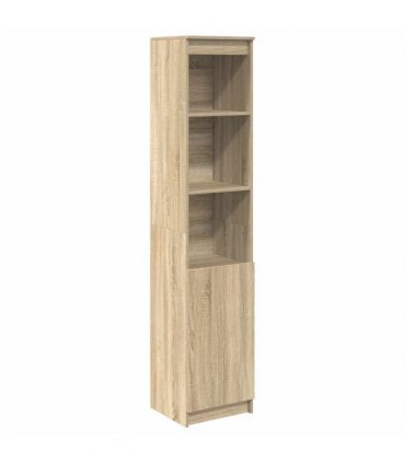 vidaXL Highboard Sonoma Oak 37.5x35x180 cm Engineered Wood