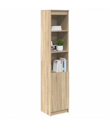 vidaXL Highboard Sonoma Oak 37.5x35x180 cm Engineered Wood