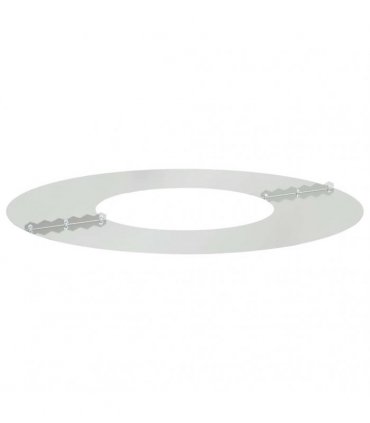 vidaXL suitable for Flat Tree Rings 5 pcs Silver Ø30 / 60 cm