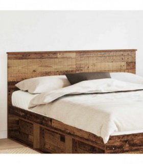 vidaXL Headboard Old Wood Engineered wood