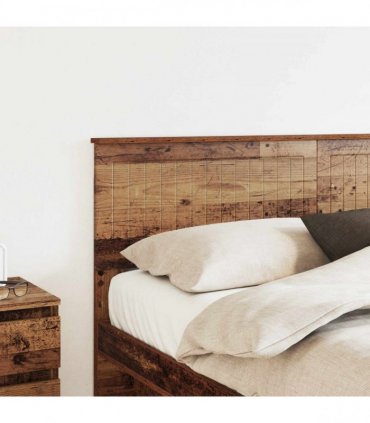 vidaXL Headboard Old Wood Engineered wood