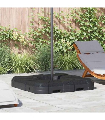 vidaXL Cantilever Umbrella Base Black 88.5 x 88.5 x 12 cm