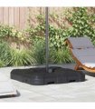 vidaXL Cantilever Umbrella Base Black 88.5 x 88.5 x 12 cm