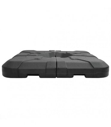 vidaXL Cantilever Umbrella Base Black 88.5 x 88.5 x 12 cm