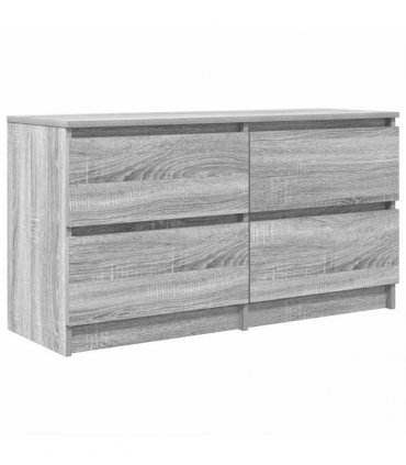 vidaXL TV Cabinet Grey Sonoma 100x35x54 cm Engineered Wood