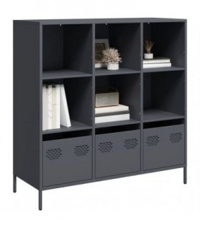 vidaXL Highboard Anthracite 101.5x39x103.5 cm Steel