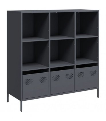vidaXL Highboard Anthracite 101.5x39x103.5 cm Steel
