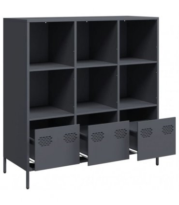 vidaXL Highboard Anthracite 101.5x39x103.5 cm Steel