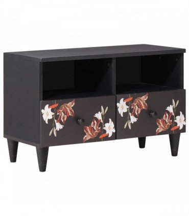 vidaXL Storage Cabinets Multicolour 70 x 33.5 x 46 cm Solid Mango Wood