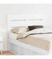 vidaXL Headboard White Engineered Wood
