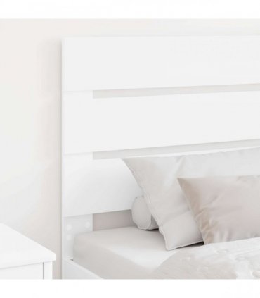 vidaXL Headboard White Engineered Wood