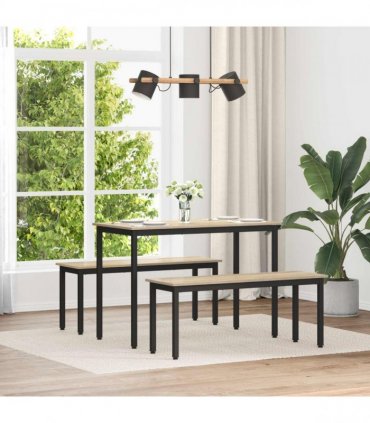 vidaXL Bench Sonoma 110 x 35 x 45 cm Engineered Wood