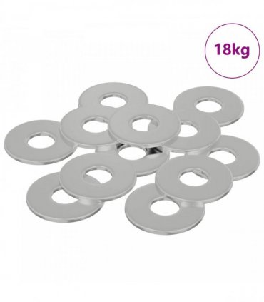 vidaXL Washers 33962 pcs Silver Iron