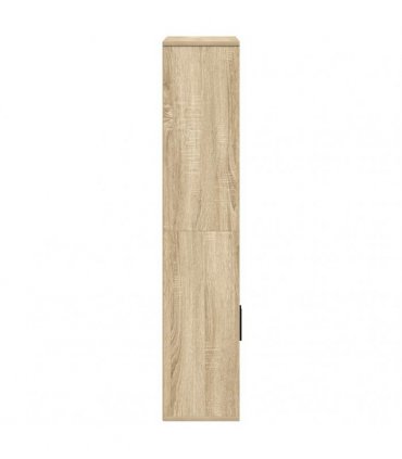 vidaXL Bookcase Sonoma Oak 60x24x120 cm Engineered Wood