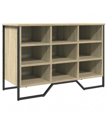 vidaXL Shoe Cabinet Sonoma Oak 90x38x61.5 cm Engineered Wood
