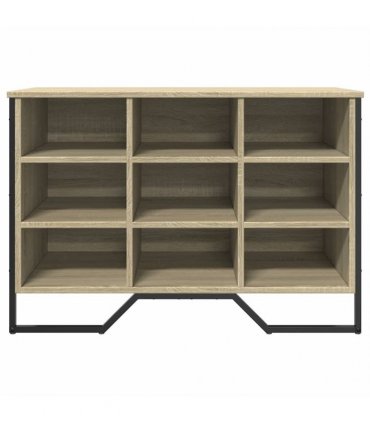vidaXL Shoe Cabinet Sonoma Oak 90x38x61.5 cm Engineered Wood