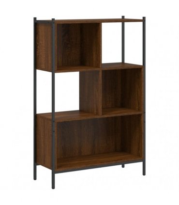 vidaXL Bookcase Brown Oak 72x28x109 cm Engineered Wood