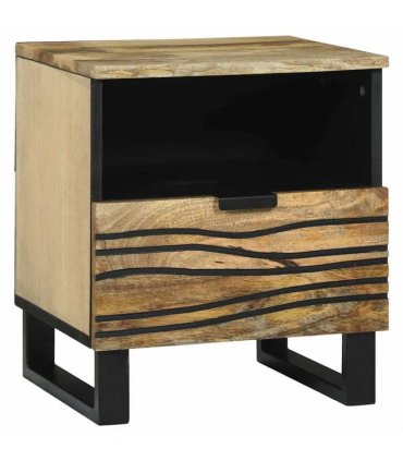 vidaXL Bedside Cabinet Natural 40 x 33 x 46 cm Engineered Wood