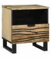 vidaXL Bedside Cabinet Natural 40 x 33 x 46 cm Engineered Wood