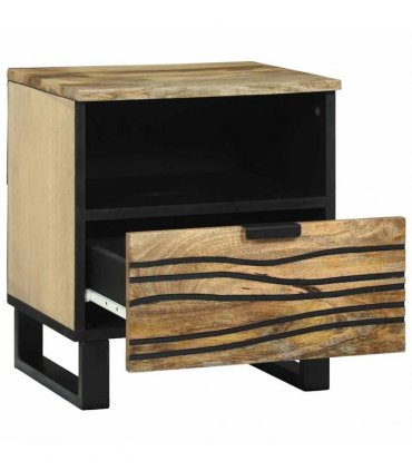 vidaXL Bedside Cabinet Natural 40 x 33 x 46 cm Engineered Wood