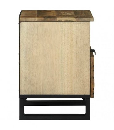 vidaXL Bedside Cabinet Natural 40 x 33 x 46 cm Engineered Wood