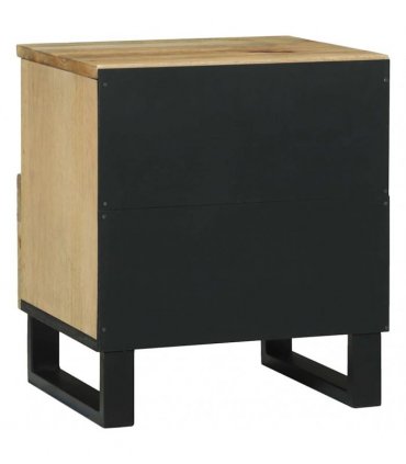 vidaXL Bedside Cabinet Natural 40 x 33 x 46 cm Engineered Wood