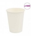 vidaXL Paper Coffee Cups 1000 pcs 8oz 200ml White