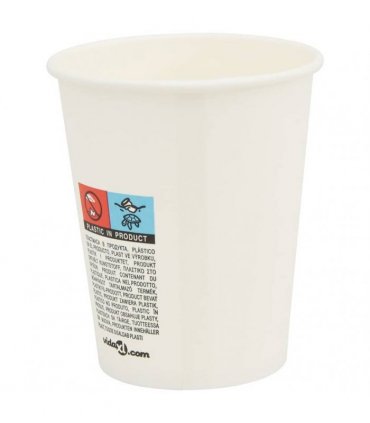 vidaXL Paper Coffee Cups 1000 pcs 8oz 200ml White