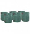 vidaXL Garden Waste Bags 12 pcs Green 67 x 67 x 75.5 cm Polypropylene