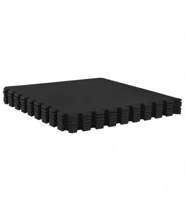 vidaXL Floor Mats 54 pcs 4.86㎡ EVA Foam Black