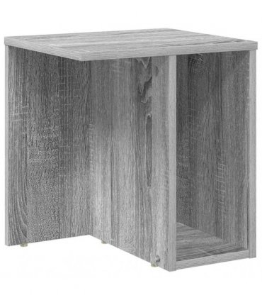 vidaXL End Table 2 pcs Grey Sonoma 37 x 32 x 40 cm Engineered Wood