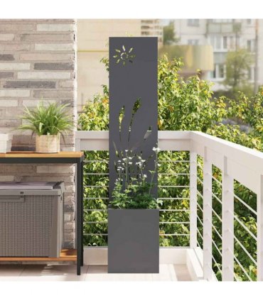 vidaXL Garden Privacy Screen Anthracite 32 x 150 cm Cold-rolled steel