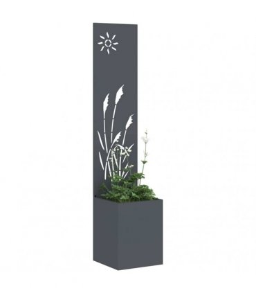 vidaXL Garden Privacy Screen Anthracite 32 x 150 cm Cold-rolled steel