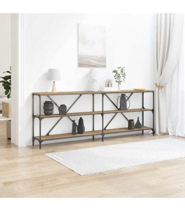 vidaXL Console Table Artisian Oak 200 x 30 x 75 cm Engineered Wood