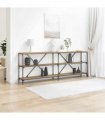 vidaXL Console Table Artisian Oak 200 x 30 x 75 cm Engineered Wood