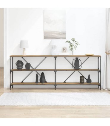 vidaXL Console Table Artisian Oak 200 x 30 x 75 cm Engineered Wood