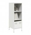 vidaXL Highboard White 35x39x103.5 cm Steel