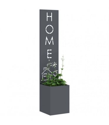 vidaXL Garden Privacy Screen Fretwork Anthracite 32 x 32 x 150 cm