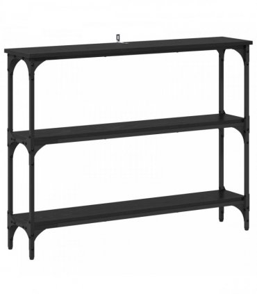 vidaXL Console Table Black oak 100 x 22.5 x 75 cm Engineered Wood