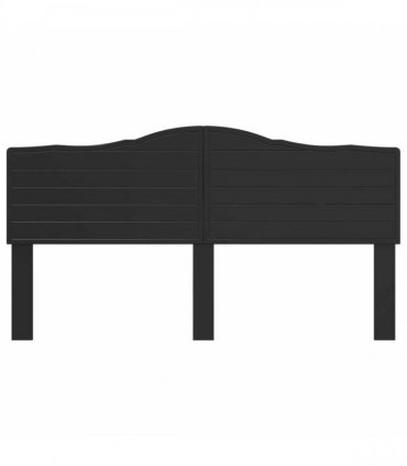 vidaXL Headboard Black Oak Engineered wood