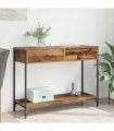 vidaXL Console Table Old Wood 100 x 34.5 x 75 cm Engineered Wood