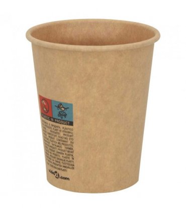 vidaXL Paper Coffee Cups 1000 pcs 8oz 200ml Brown
